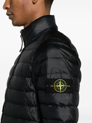 STONE ISLAND Sky Blue Cotton Men's Outerwear for SS24