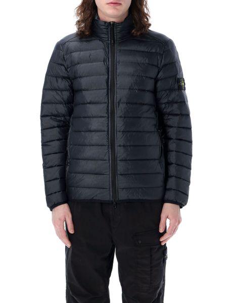 STONE ISLAND Sky Blue Cotton Men's Outerwear for SS24