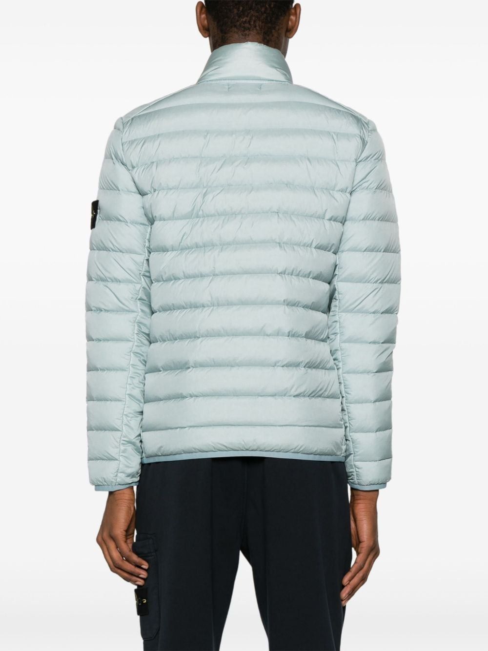 STONE ISLAND Sky Blue Cotton Men's Outerwear for SS24