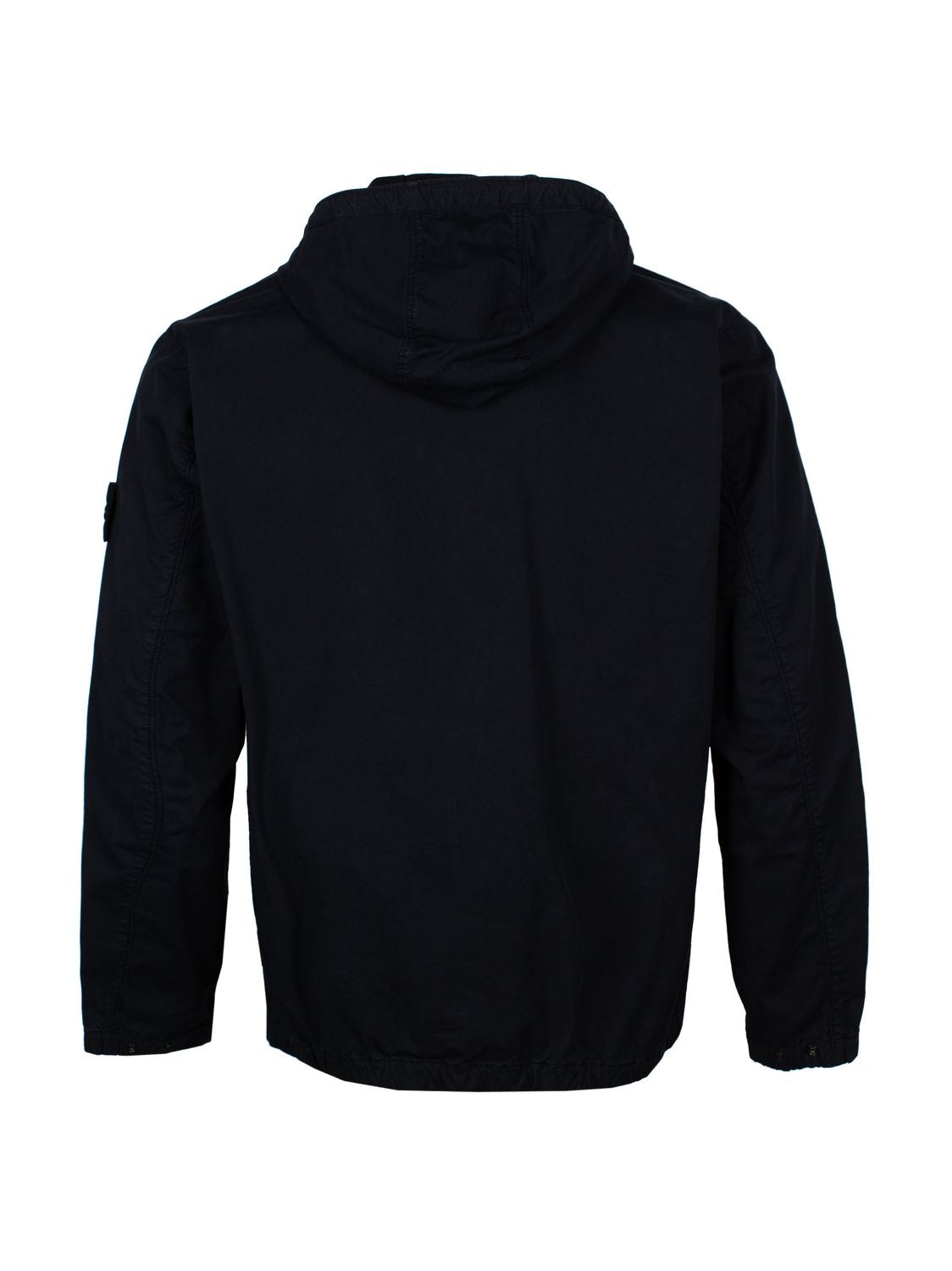 Navy Blue Stone Island Hooded Jacket for Men - SS24 Collection