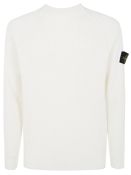 STONE ISLAND Wide Round Neck Sweater for Men - SS24 Collection