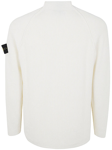 STONE ISLAND Wide Round Neck Sweater for Men - SS24 Collection