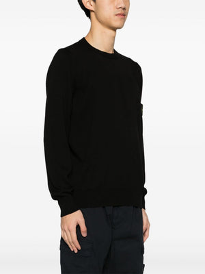 STONE ISLAND Men's Regular Fit Crew-Neck Cotton Jumper