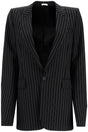 ALEXANDER MCQUEEN Voluminous Striped Jacket - Relaxed Fit