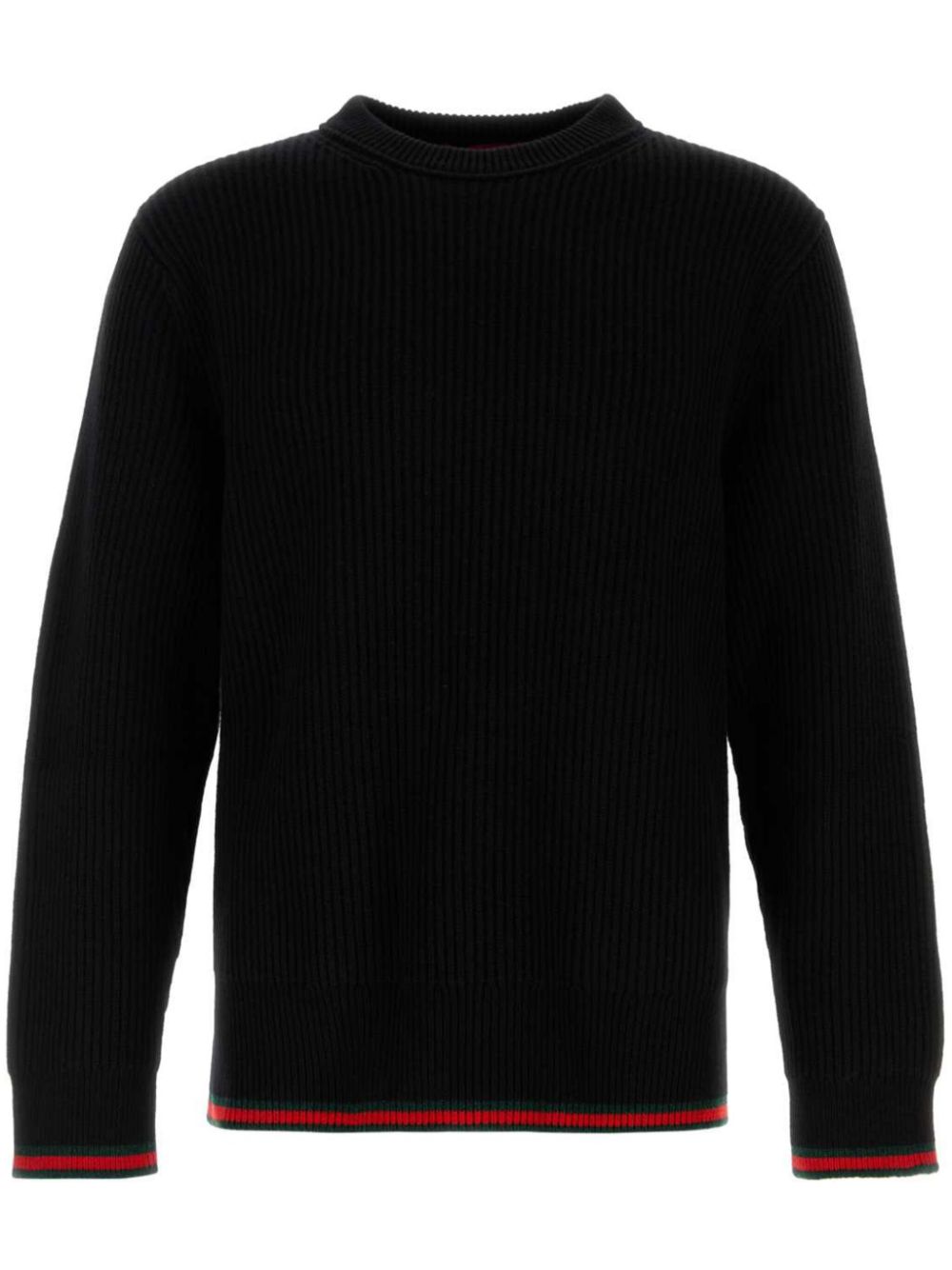 Áo Len Đan Bằng Đồ Len Và Cashmere Cổ Tròn Cổ Điển