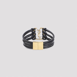 SAINT LAURENT Elegant Lambskin Bracelet for Women