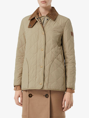 BURBERRY Stylish Brown Outer Jacket for Women - 2024 Collection