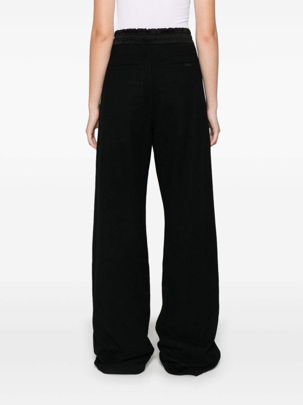 SAINT LAURENT Embroidered Logo Track Pants for Women - FW24