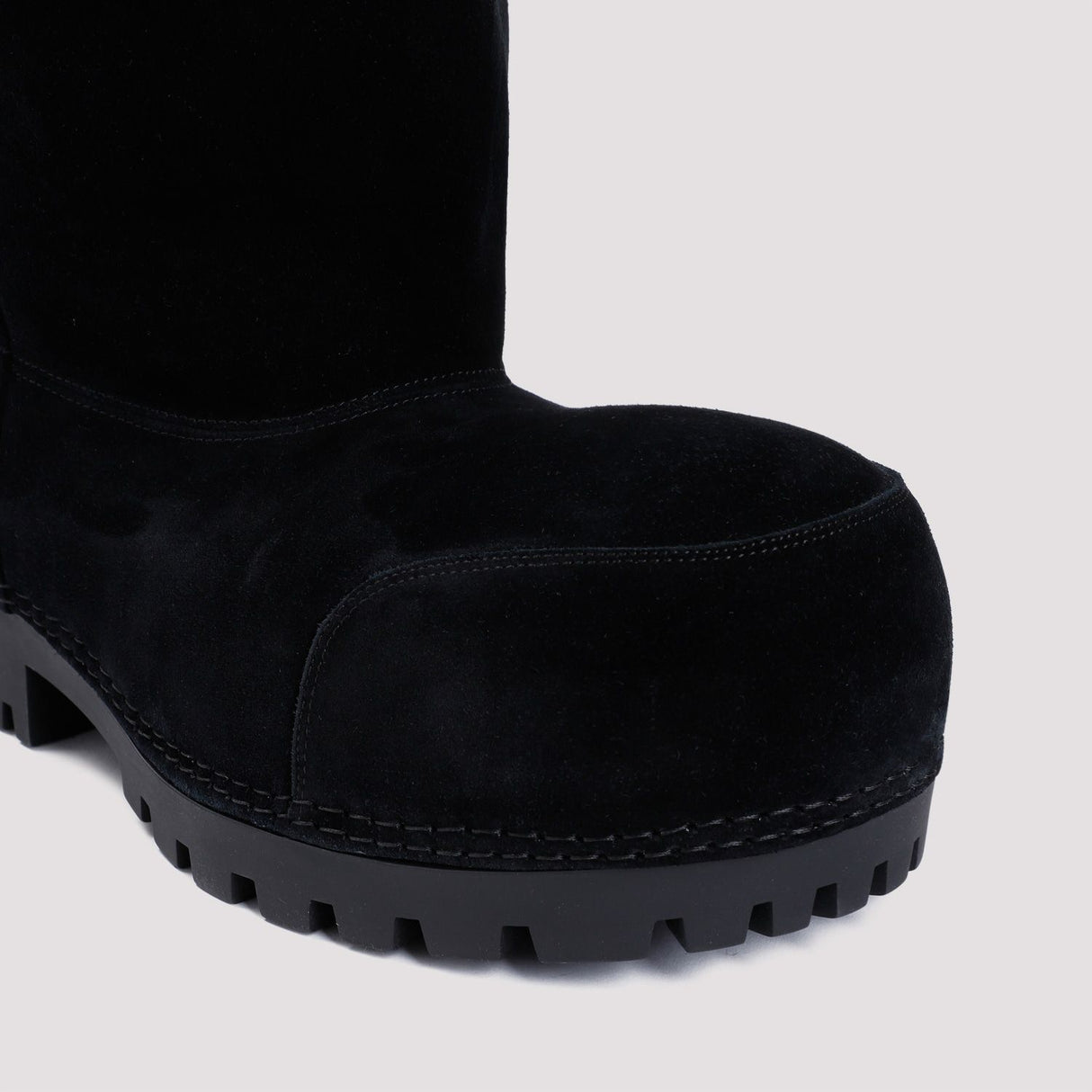 BALENCIAGA Alaska Fur-Lined Low Boots for Men