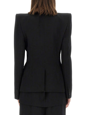 ALEXANDER MCQUEEN Wool Jacket - Regular Fit, Size 40