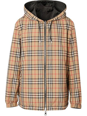 BURBERRY Switch Up Your Style with this Reversible Hoodie Jacket