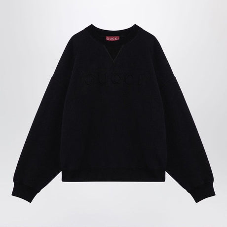 GUCCI Relaxed Fit Cotton Blend Sweatshirt