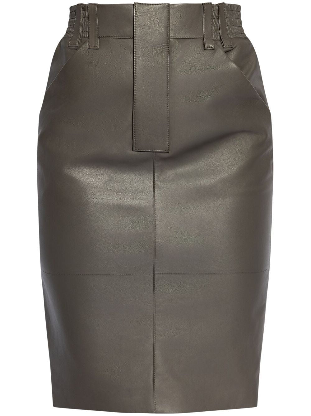 SAINT LAURENT Leather Pencil Skirt