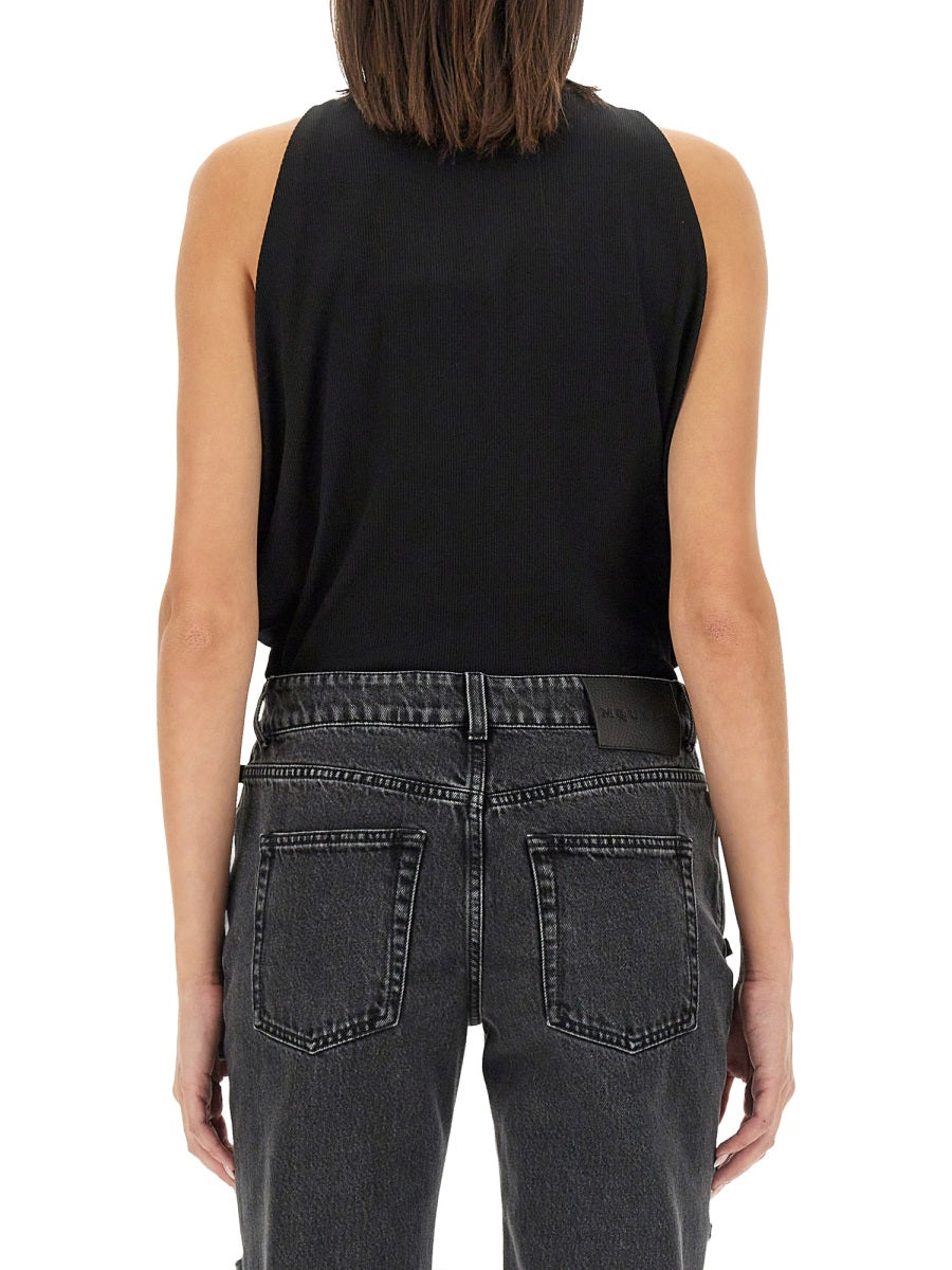 ALEXANDER MCQUEEN Ribbed Tank Top - Regular Fit