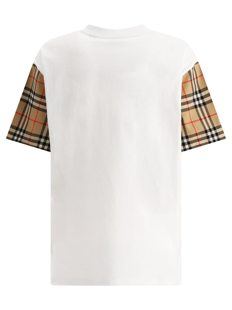 BURBERRY White Oversized T-Shirt for Women - 2024 Fashion
