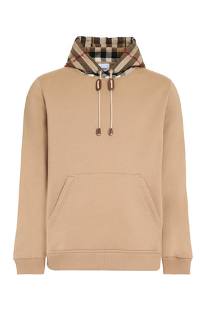 BURBERRY Camel Cotton-Blend Crewneck Sweatshirt