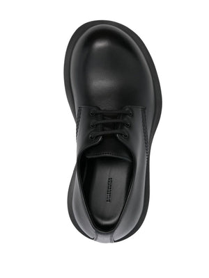 BALENCIAGA Classic Leather Oxford Shoes for Women