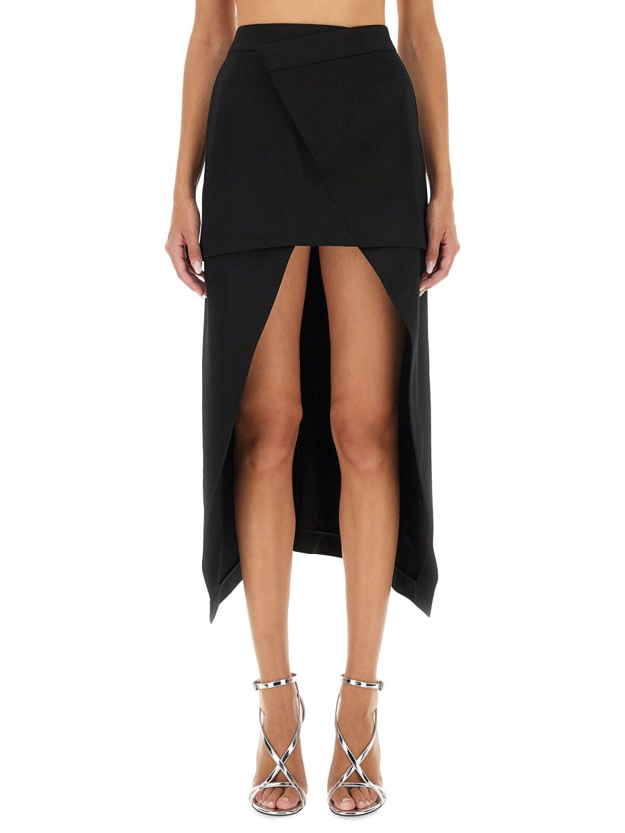 ALEXANDER MCQUEEN Asymmetrical Mini Skirt