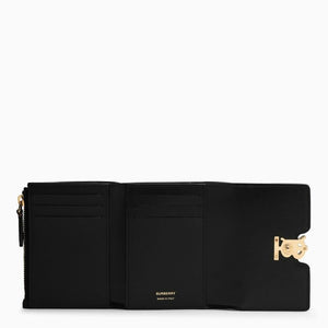 BURBERRY Stylish Black Leather Wallet for Women
