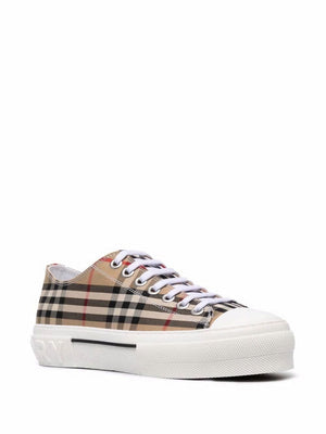 BURBERRY Vintage Check Canvas Sneakers for Men