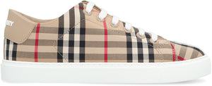 BURBERRY Checkered Beige Sneakers for Women - SS24 Collection