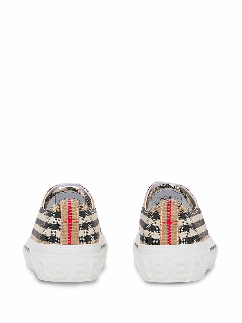 BURBERRY Vintage Check Cotton Sneakers