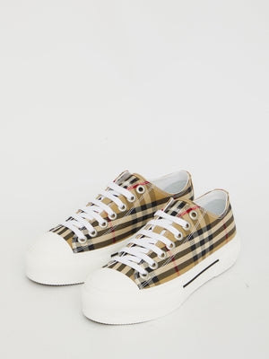 BURBERRY Vintage Check Cotton Sneakers