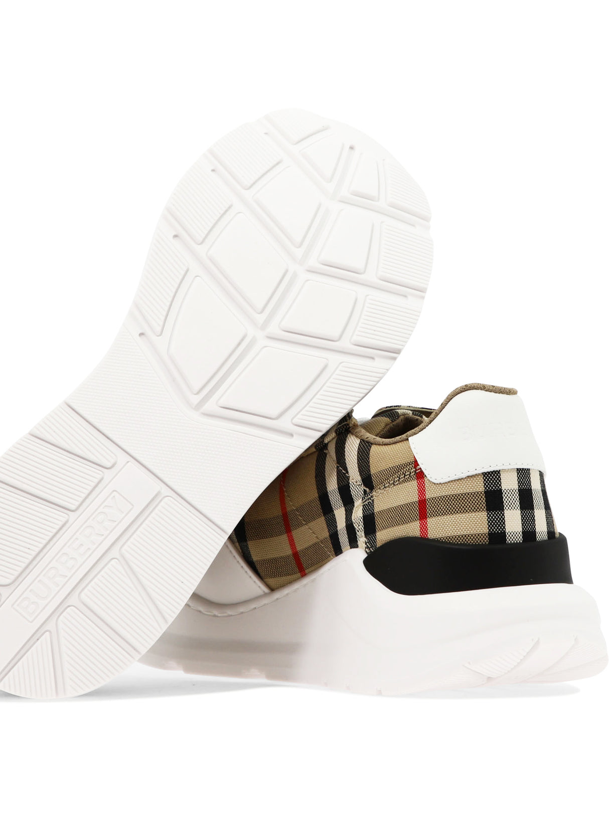 BURBERRY Vintage Check Canvas Sneakers - Women's