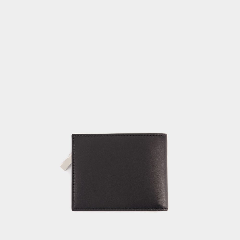 ALEXANDER MCQUEEN Mini Smooth Leather Bifold Wallet