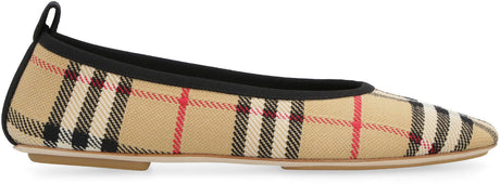 Vintage Check Ballet Flats - نساء Designer Shoes ل FW23