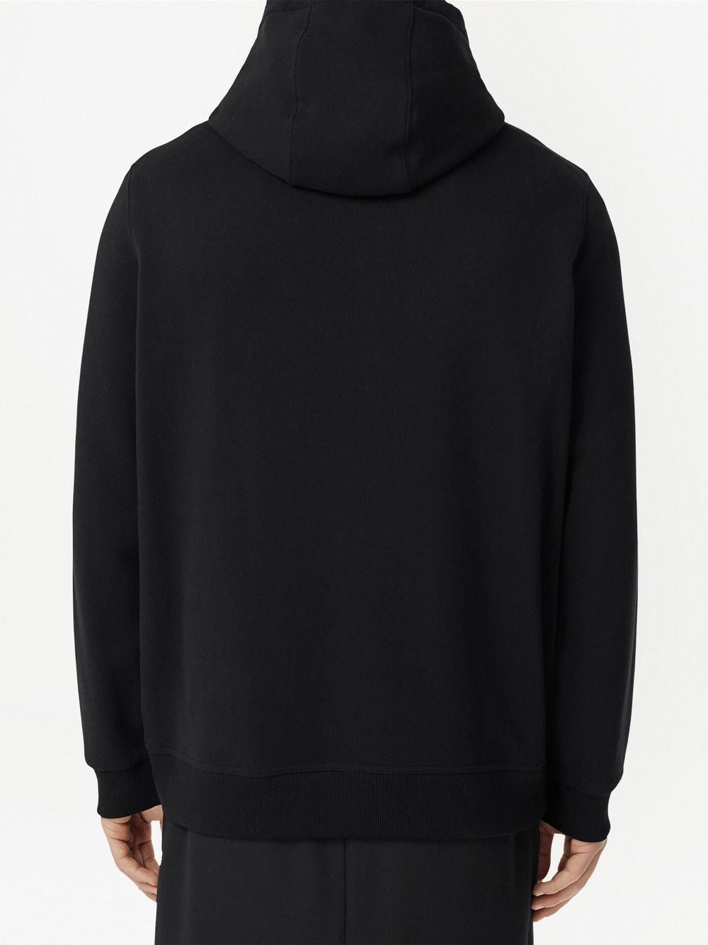 BURBERRY Men's Black Logo Print Sweatshirt