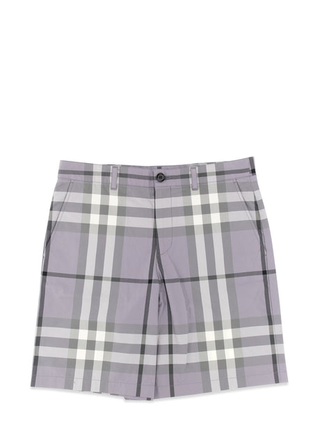 BURBERRY Tartan Pattern Bermuda Shorts for Men