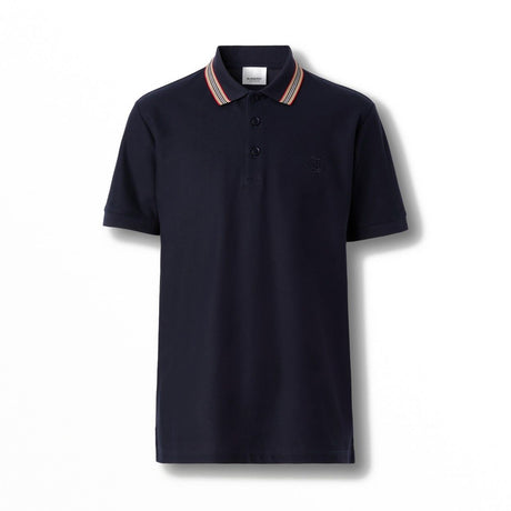 BURBERRY Refined Cotton Piqué Polo Shirt