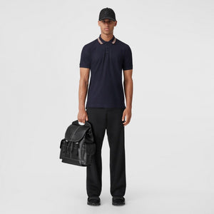 BURBERRY Refined Cotton Piqué Polo Shirt