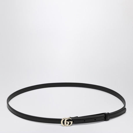 GUCCI Slim GG Milan Mini Leather Belt