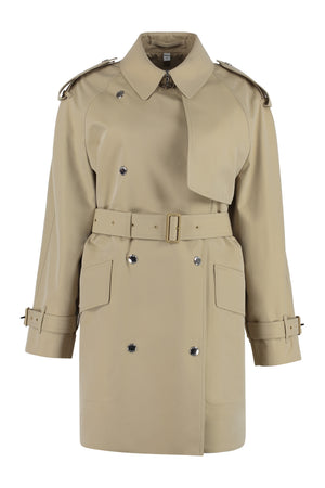 BURBERRY Double-Breasted Trench Jacket for Women in Beige