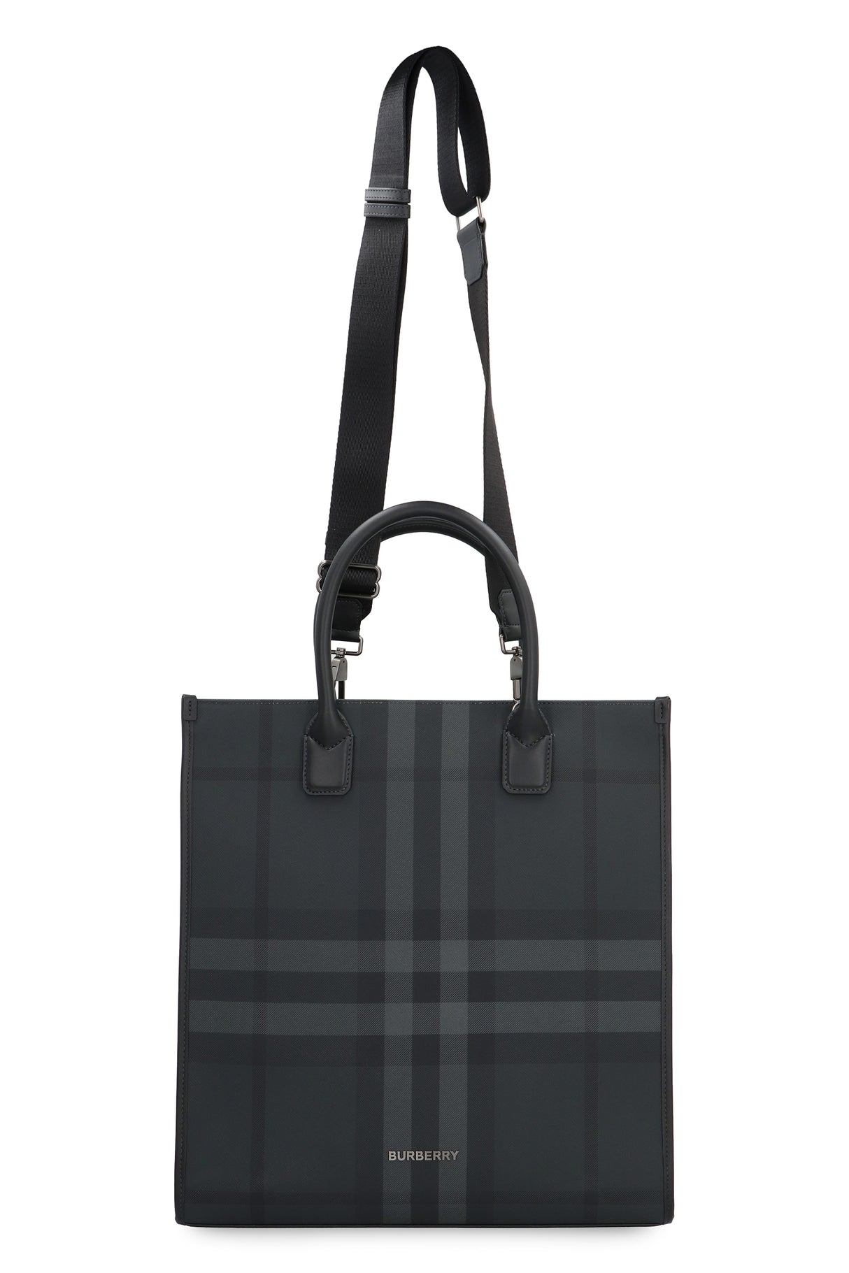 BURBERRY Stylish Black Tote Bag for Men - SS24 Collection