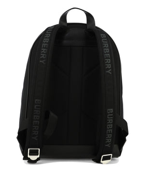 BURBERRY Classic Black Nylon Backpack for Men - FW24 Collection