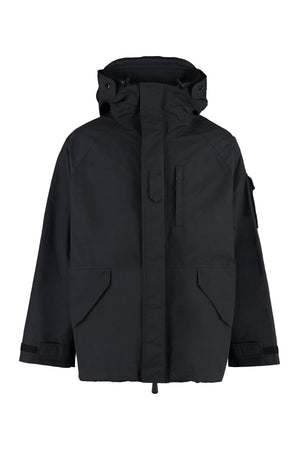 BURBERRY Black Nylon Parka Jacket for Men - Spring/Summer 2023 Collection