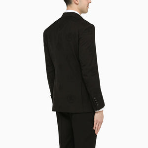 BURBERRY Elegant Black Tuxedo Jacket with Satin Lapels