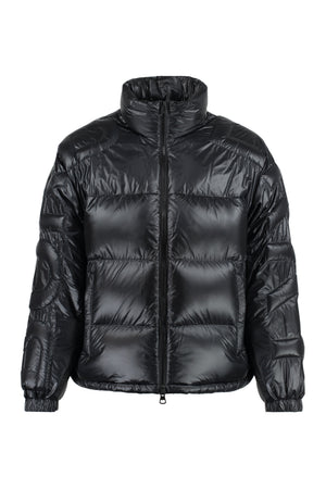 BURBERRY Black Men's Full Zip Down Jacket for SS23