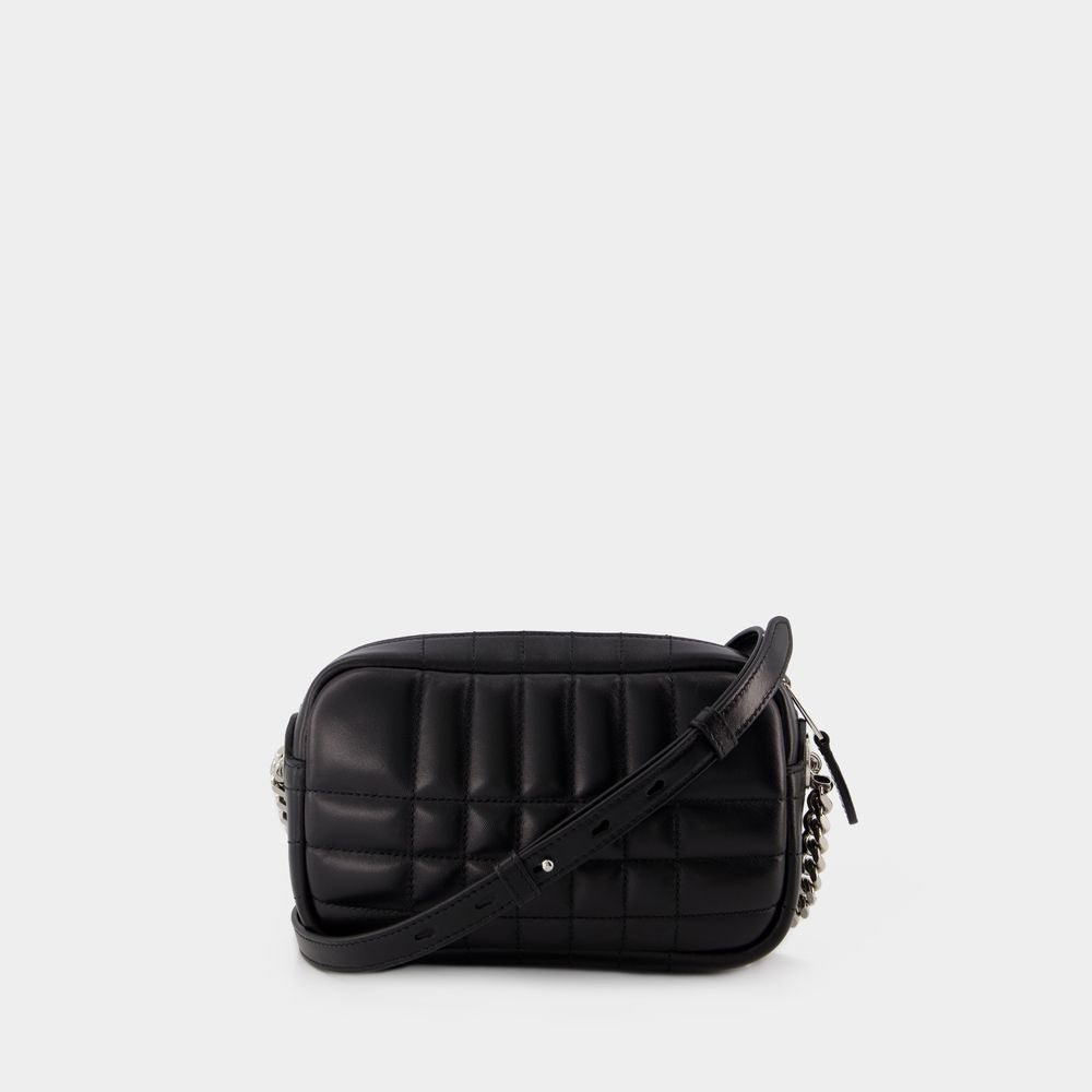 BURBERRY Black Leather Crossbody Bag for Women - FW23 Collection