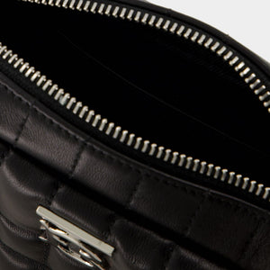 BURBERRY Black Leather Crossbody Bag for Women - FW23 Collection