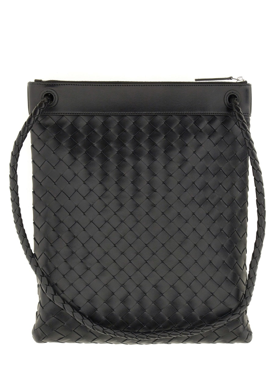 BOTTEGA VENETA Flat Let's Go Messenger Handbag