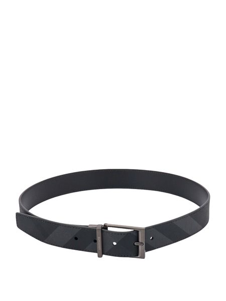 BURBERRY Men's Reversible Checkered Leather Belt - SS24 Collection