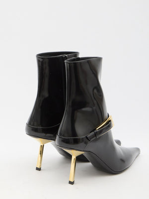 SAINT LAURENT Sophisticated Knee-High Boots with Stiletto Heel