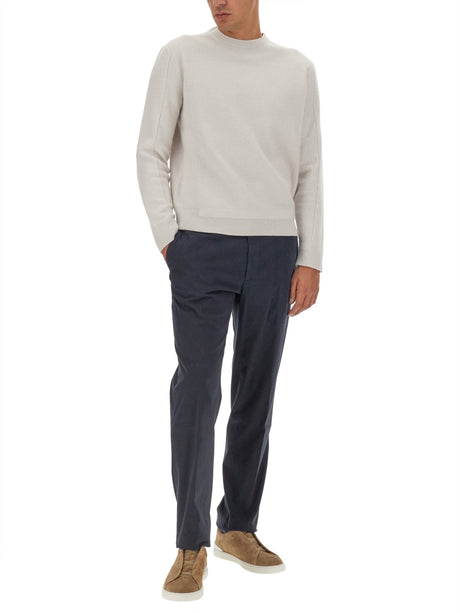 ZEGNA Men's Regular Fit Wool T-Shirt