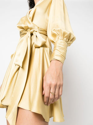 ZIMMERMANN Yellow Mid Skirt for Women - A Must-Have for 24SS!