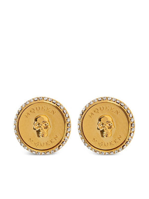 ALEXANDER MCQUEEN Sovereign Skull Mini Earrings