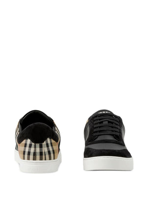 BURBERRY Stylish Black Men's Sneakers for 24SS Season